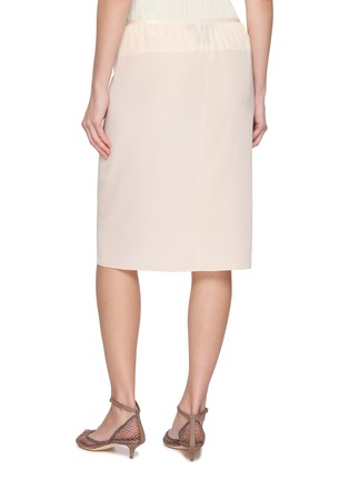Back View - Click To Enlarge - SHARON WAUCHOB - Halki Linning Midi Skirt