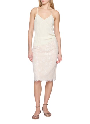 Figure View - Click To Enlarge - SHARON WAUCHOB - Halki Linning Midi Skirt