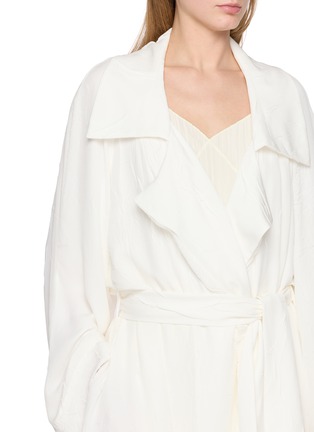  - SHARON WAUCHOB - Lee Sofy Sheer Belted Trench Coat