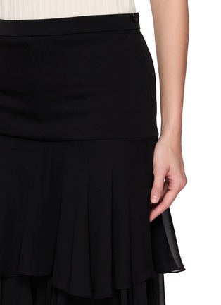  - SHARON WAUCHOB - Ruffle Tiered Silk Pants