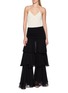 Figure View - Click To Enlarge - SHARON WAUCHOB - Ruffle Tiered Silk Pants