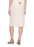 Back View - Click To Enlarge - SHARON WAUCHOB - Halki Lace Midi Skirt