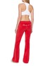 Back View - Click To Enlarge - SPORTY & RICH - Signature Logo Krystal Sweatpants