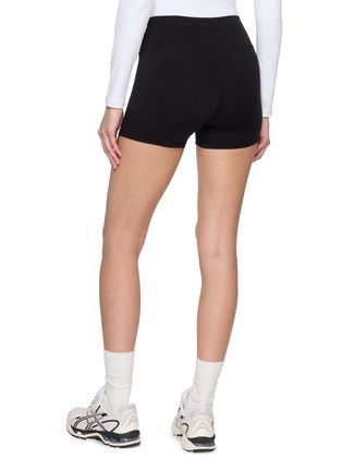 Back View - Click To Enlarge - SPORTY & RICH - Signature Logo Mini Biker Shorts