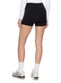 Back View - Click To Enlarge - SPORTY & RICH - Signature Logo Mini Biker Shorts