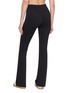 Back View - Click To Enlarge - SPORTY & RICH - Signature Logo Flared Leggings