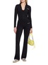 Figure View - Click To Enlarge - SPORTY & RICH - Signature Logo Flared Leggings