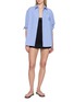 Figure View - Click To Enlarge - SPORTY & RICH - Signature Logo Sports Mini Dress