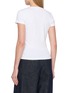 Back View - Click To Enlarge - SPORTY & RICH - Signature Logo Krystal T-shirt