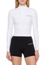 SPORTY & RICH Signature Logo Quarter Zip Jacket