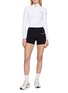 Figure View - Click To Enlarge - SPORTY & RICH - Signature Logo Quarter Zip Jacket