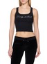 SPORTY & RICH Signature Logo Krystal Tank Top