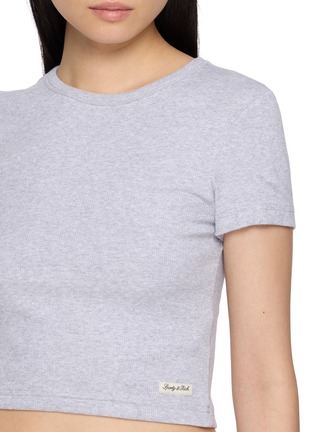  - SPORTY & RICH - Signature Logo Ribbed Baby T-Shirt