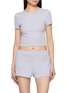 SPORTY & RICH Signature Logo Ribbed Baby T-Shirt