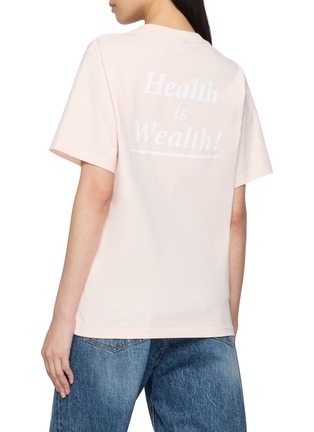 Back View - Click To Enlarge - SPORTY & RICH - Health Is Wealth T-Shirt