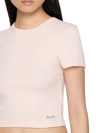  - SPORTY & RICH - Signature Logo Ribbed Baby T-Shirt