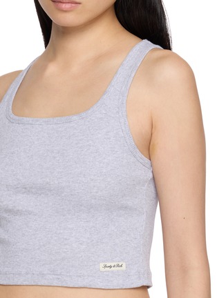  - SPORTY & RICH - Signature Logo Ribbed Baby Tank Top