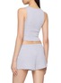 Back View - Click To Enlarge - SPORTY & RICH - Signature Logo Ribbed Baby Tank Top