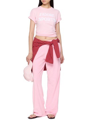 Figure View - Click To Enlarge - SPORTY & RICH - Jadore Printed Baby T-shirt