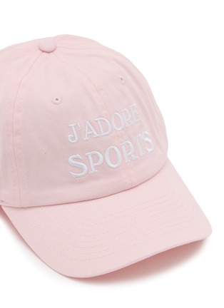 Detail View - Click To Enlarge - SPORTY & RICH - Jadore Embroidered Baseball Cap
