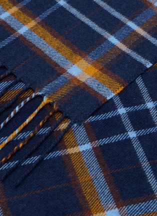Detail View - Click To Enlarge - PIACENZA 1733 - Windowpane Silk Cashmere Scarf