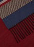 Detail View - Click To Enlarge - PIACENZA 1733 - Fringed Striped Silk Cashmere Scarf
