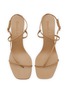 Detail View - Click To Enlarge - STUDIO AMELIA - 70 Cross Front Leather Sandals
