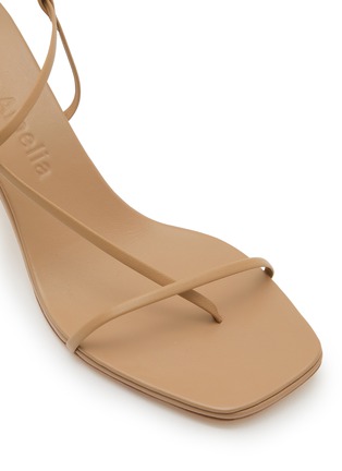 Detail View - Click To Enlarge - STUDIO AMELIA - 70 Cross Front Leather Sandals