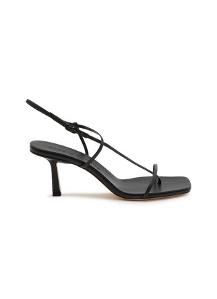 Main View - Click To Enlarge - STUDIO AMELIA - 70 Cross Front Leather Sandals