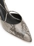 Detail View - Click To Enlarge - STUDIO AMELIA - 50 Odessa Leather Mule Pumps