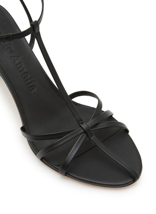 Detail View - Click To Enlarge - STUDIO AMELIA - 70 Aviary Leather Sandals
