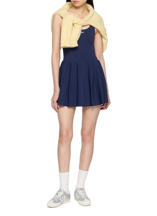 Figure View - Click To Enlarge - SPORTY & RICH - Signature Logo Court Dress