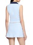 Back View - Click To Enlarge - SPORTY & RICH - Logo Print Sports Polo Vest