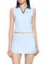SPORTY & RICH Logo Print Sports Polo Vest