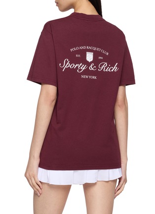 Back View - Click To Enlarge - SPORTY & RICH - Syracuse T-Shirt