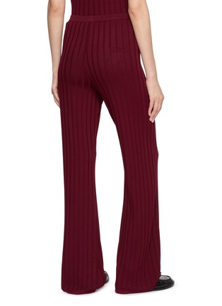 Back View - Click To Enlarge - SPORTY & RICH - Rib Knit Pants