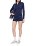 Figure View - Click To Enlarge - SPORTY & RICH - Logo Print Biker Shorts