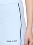  - SPORTY & RICH - Logo Print Contrast Piping Court Skirt
