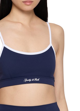  - SPORTY & RICH - Signature Logo Athletic Bra