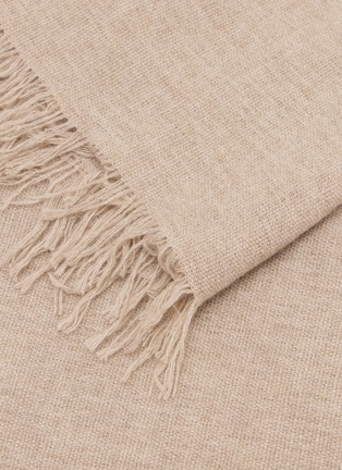 Detail View - Click To Enlarge - FRETTE - Lightness Blanket — Beige