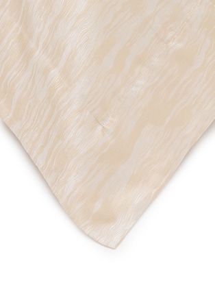 Detail View - Click To Enlarge - FRETTE - Sway Jacquard Euro Sham — Golden Beige
