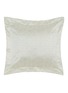 FRETTE Luxury Sway Jacquard Square Pillow Cover — Milk Sea Foam