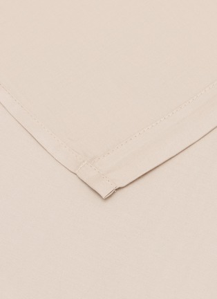 Detail View - Click To Enlarge - FRETTE - Cotone King Size Bottom Flat Sheet — Greige