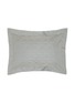 FRETTE Stardust Jacquard Euro Sham — Dusty Grey/Golden Beige