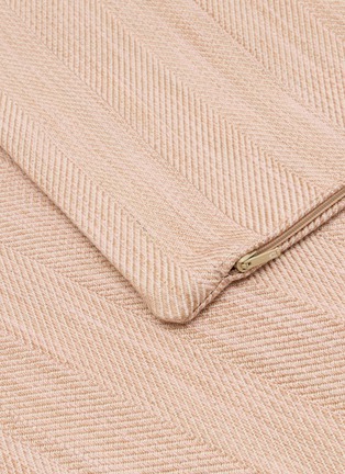Detail View - Click To Enlarge - FRETTE - Lounge Cushion Cover — Misty Blush