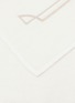Detail View - Click To Enlarge - FRETTE - Layering Embroidery Hand Towel — Milk/Savage Beige