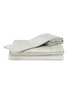 FRETTE Luxury Sway Jacquard King Size Duvet Cover Set — Milk/Sea Foam