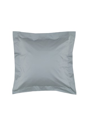 Detail View - Click To Enlarge - FRETTE - Stardust Jacquard Euro Sham — Dusty Grey/Golden Beige