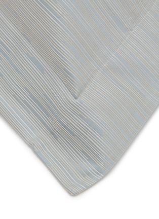 Detail View - Click To Enlarge - FRETTE - Stardust Jacquard Euro Sham — Dusty Grey/Golden Beige