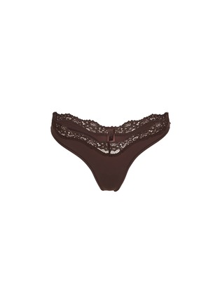 Main View - Click To Enlarge Main View - Click To Enlarge - SKIMS - Fits Everybody Lace Dipped Thong